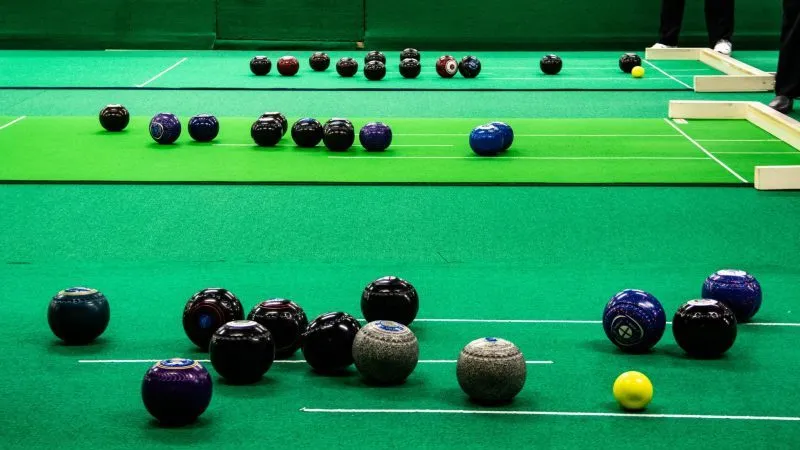 Bowls on several indoor lanes