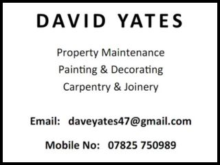David Yates advert from The Flag