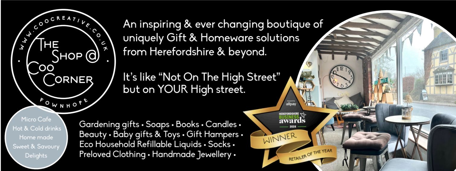 The Shop @ Coo Corner advert