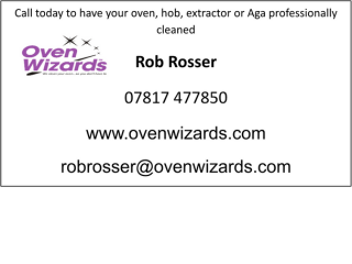 Oven Wizards advert
