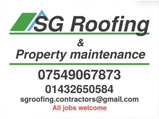 SG Roofing & Property Maintenance advert